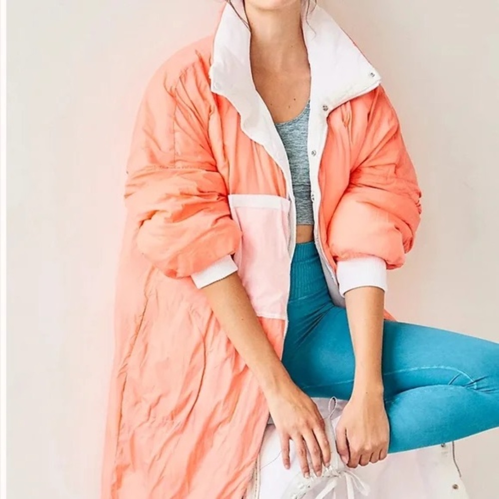 FP Movement Juno Packable Puffer Jacket reversible 1st Place neon down feel coat - Picture 4 of 15